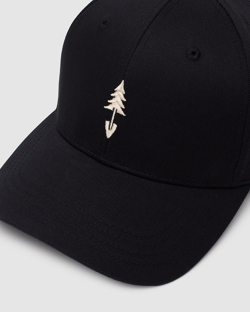 Black-6-Panel-Medium-Profile-Baseball-Cap