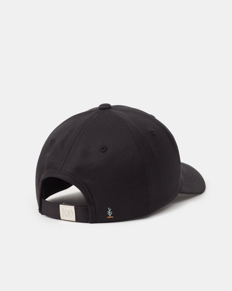 Black-Adjustable-Graphic-Baseball-Cap