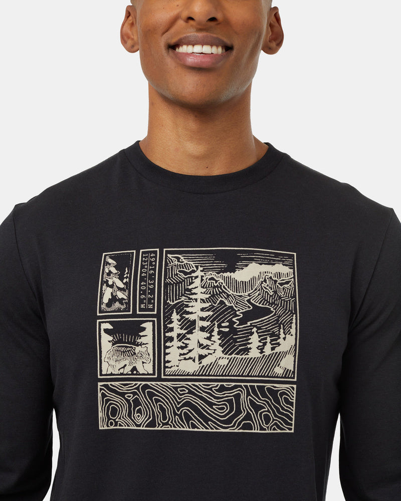 Black-Crew-Neck-Graphic-Longsleeve-T-Shirt