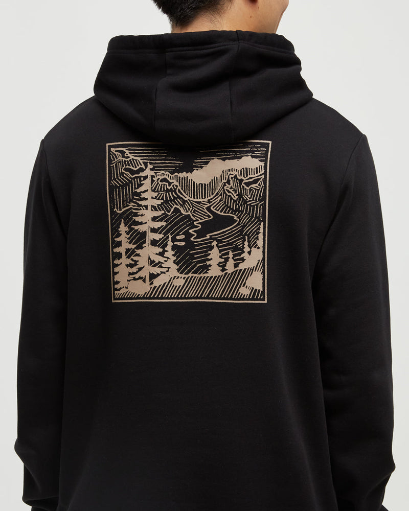 Black-Eco-Friendly-Drawcord-Graphic-Hoodie