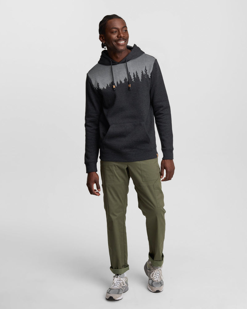 Black-Heather-Fleece-Regular-Fit-Hoodie