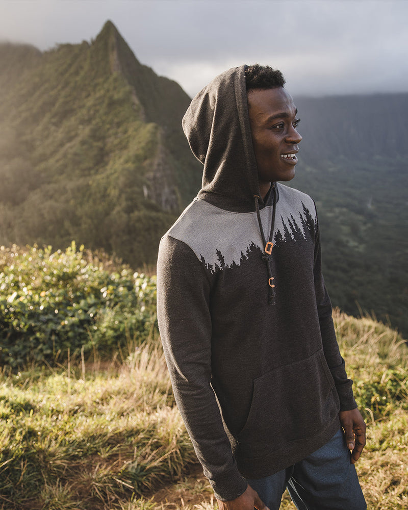 Black-Heather-Fleece-Regular-Fit-Hoodie