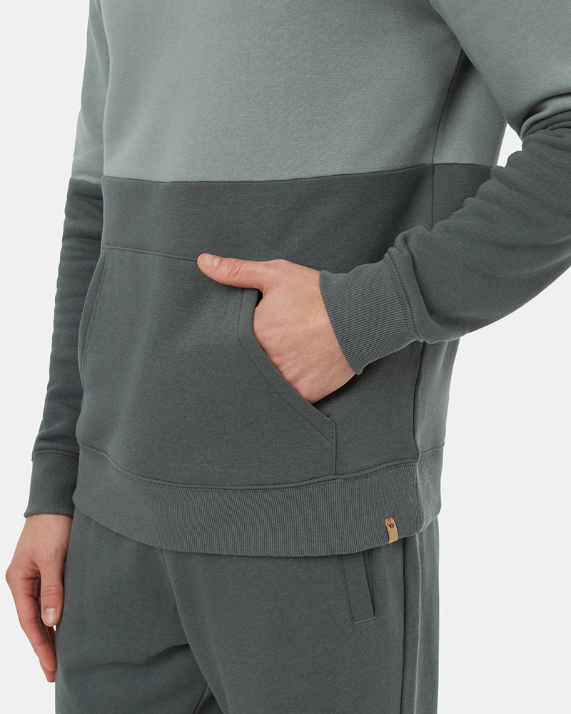 Black-Mens-Stripe-Pullover-Hoodie