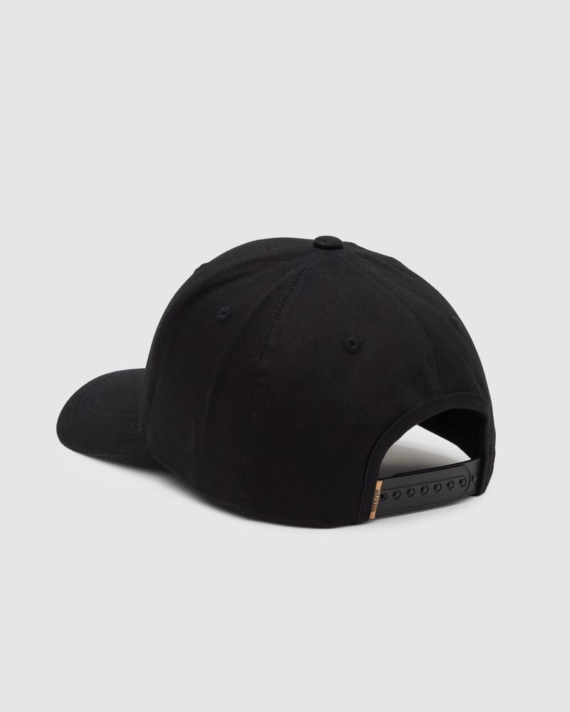Black-Mid-profile-Ball-Cap
