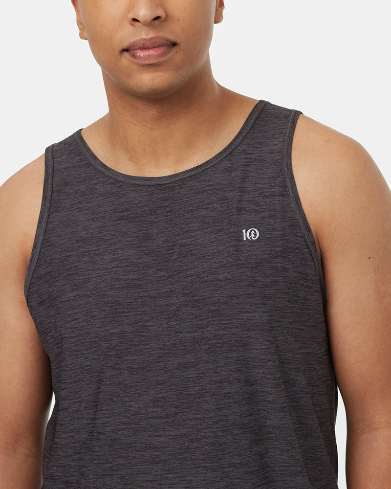 Black-Quick-dry-Scoop-Neck-Lightweight-Tank