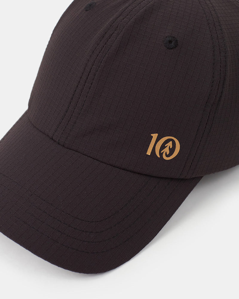 Black-Recycled-Adjustable-Baseball-Cap