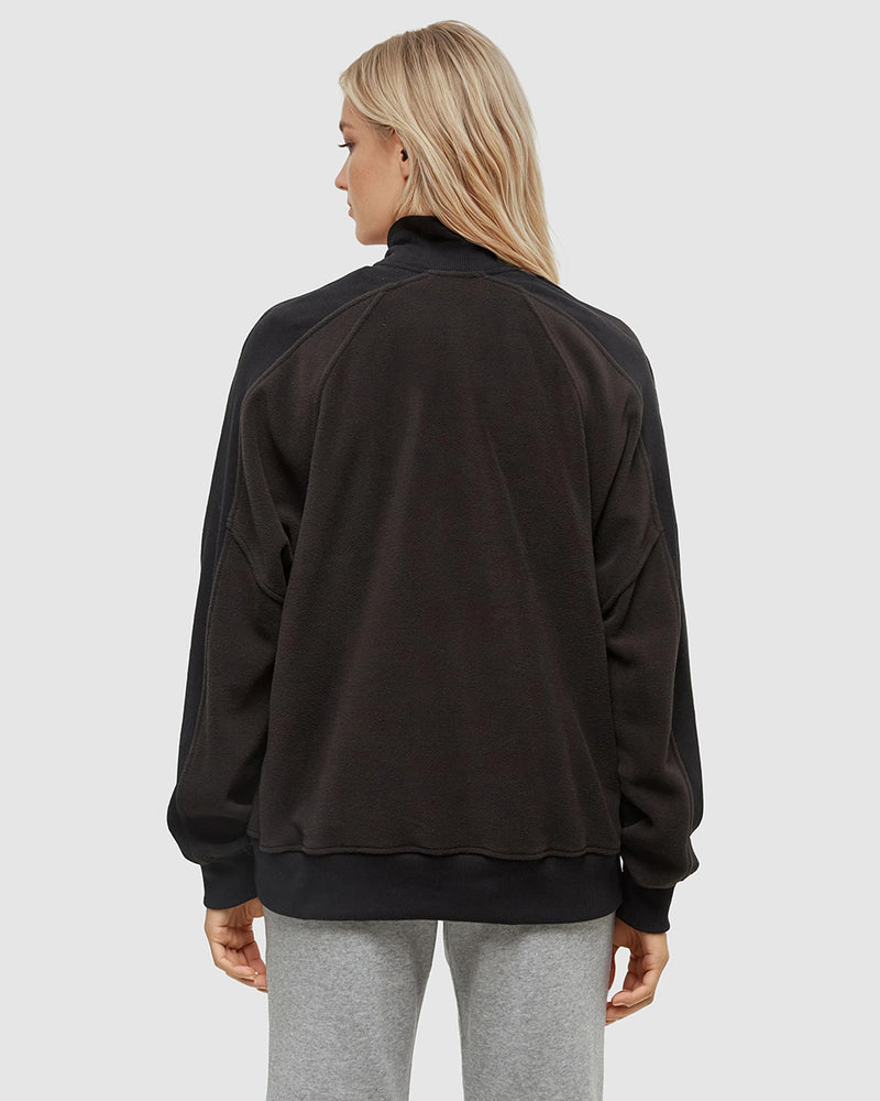 Black-Recycled-MicroFleece-Half-Zip