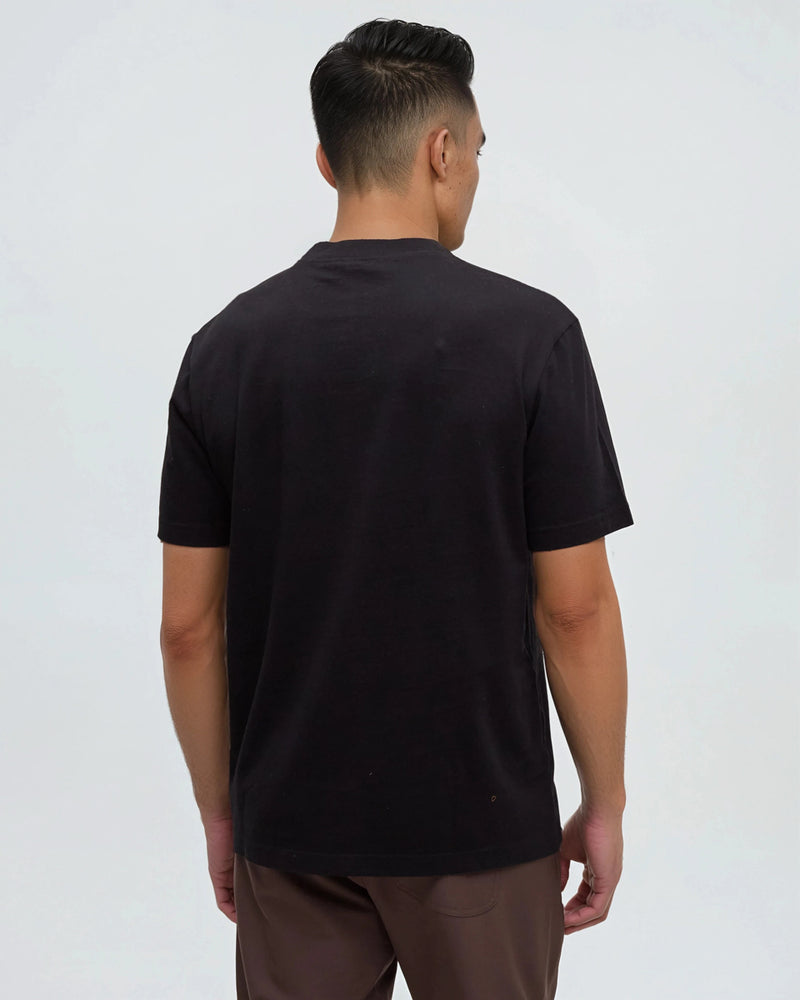 Black-Relax-Printed-Graphic-Cotton-T-Shirt