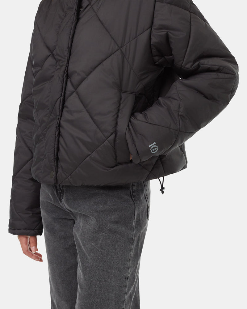 Black-Water-Repellent-Quilted-Mock-Neck-Puffer-Jacket