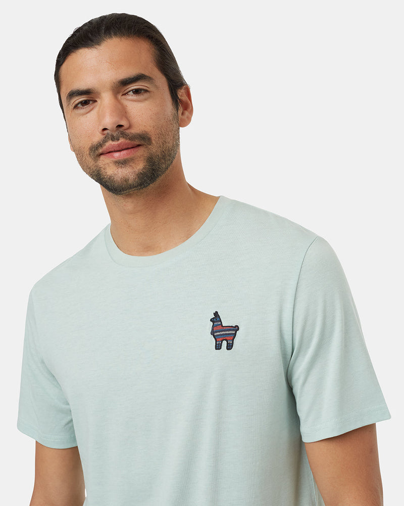 Blue-Crew-Neck-Graphic-Tee