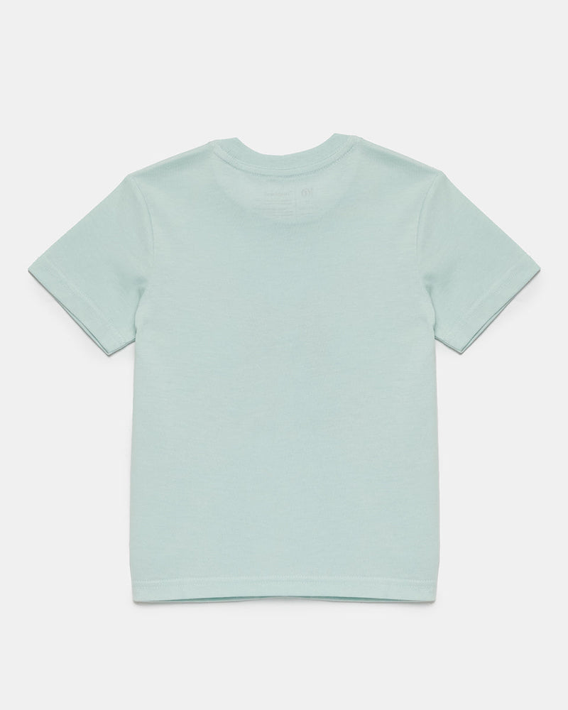 Blue-Eco-Friendly-Crew-Neck-Graphic-T-Shirt