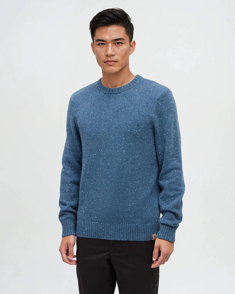 Blue-Highline-Nep-Crew-Sweater