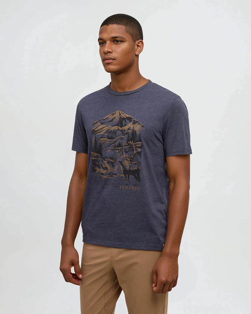 Blue-Men_s-Graphic-T-Shirt