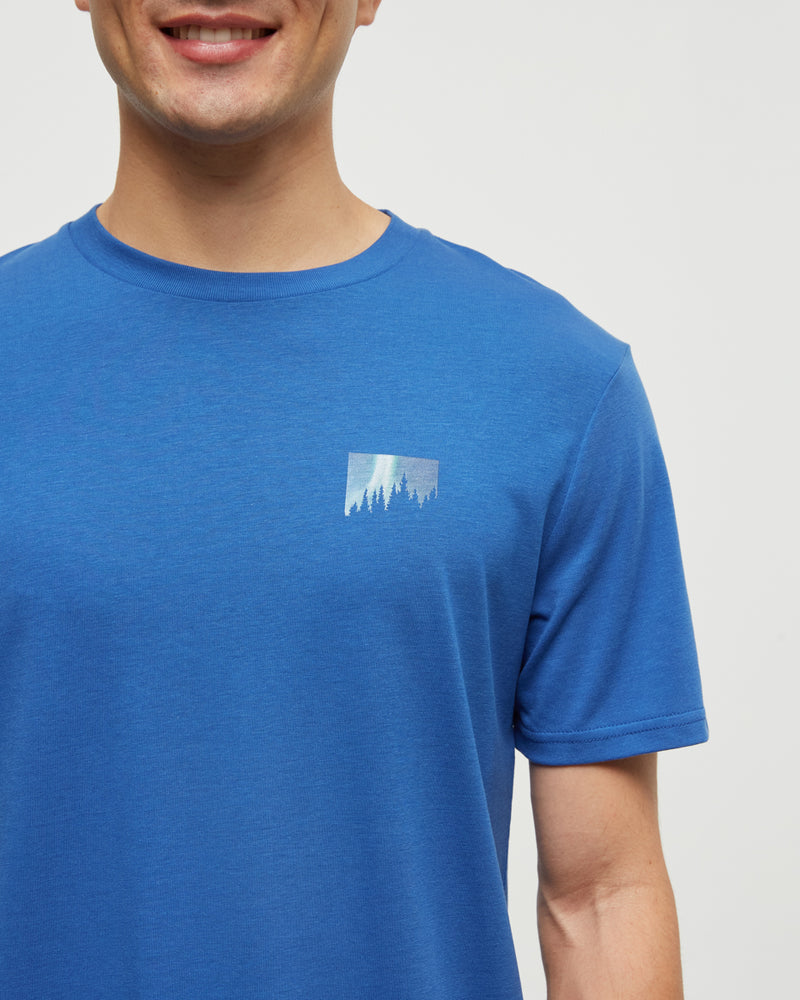 Blue-Printed-Graphic-TreeBlend-T-Shirt