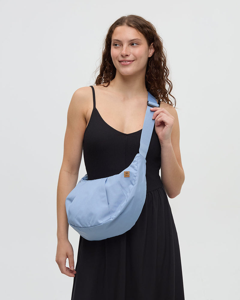 Blue-Recycled-Adjustable-Cross-Body-Bag