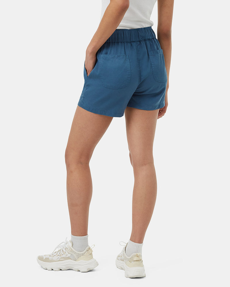 Blue-Womens-Casual-Summer-Shorts