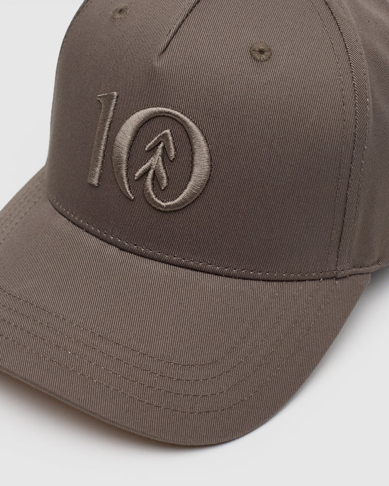 Brown-5-Panel-High-Profile-Baseball-Cap