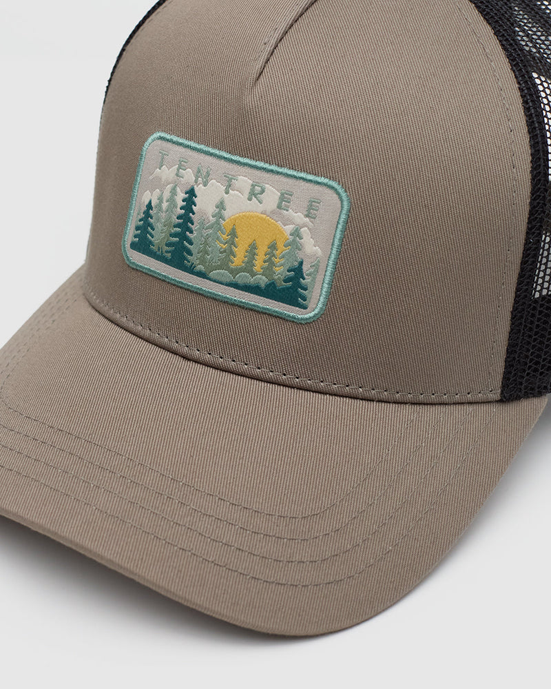 Brown-5-Panel-High-Profile-Baseball-Cap