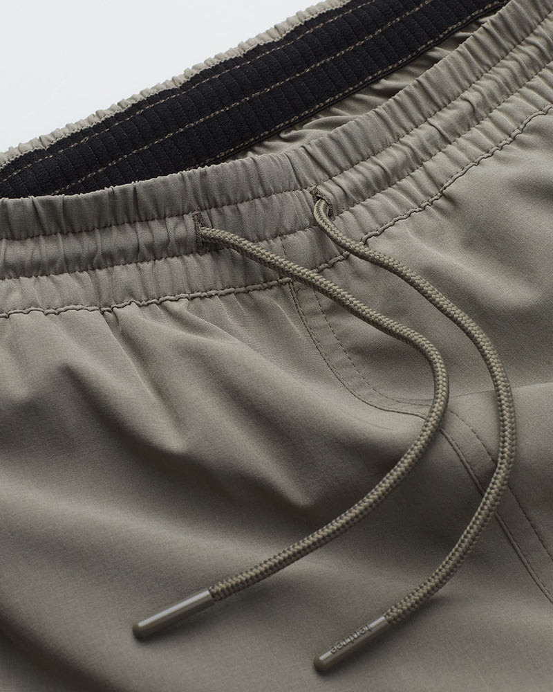 Brown-Adjustable-Active-Shorts