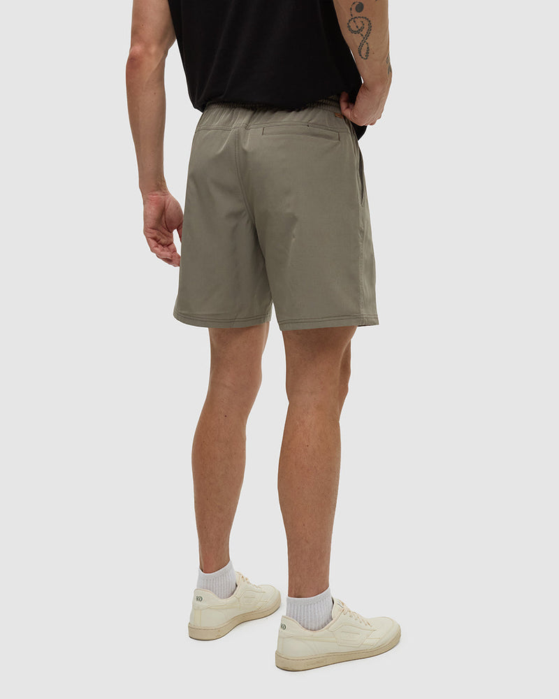 Brown-Adjustable-Active-Shorts