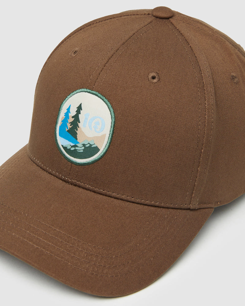 Brown-Adjustable-Organic-Cotton-Baseball-Cap