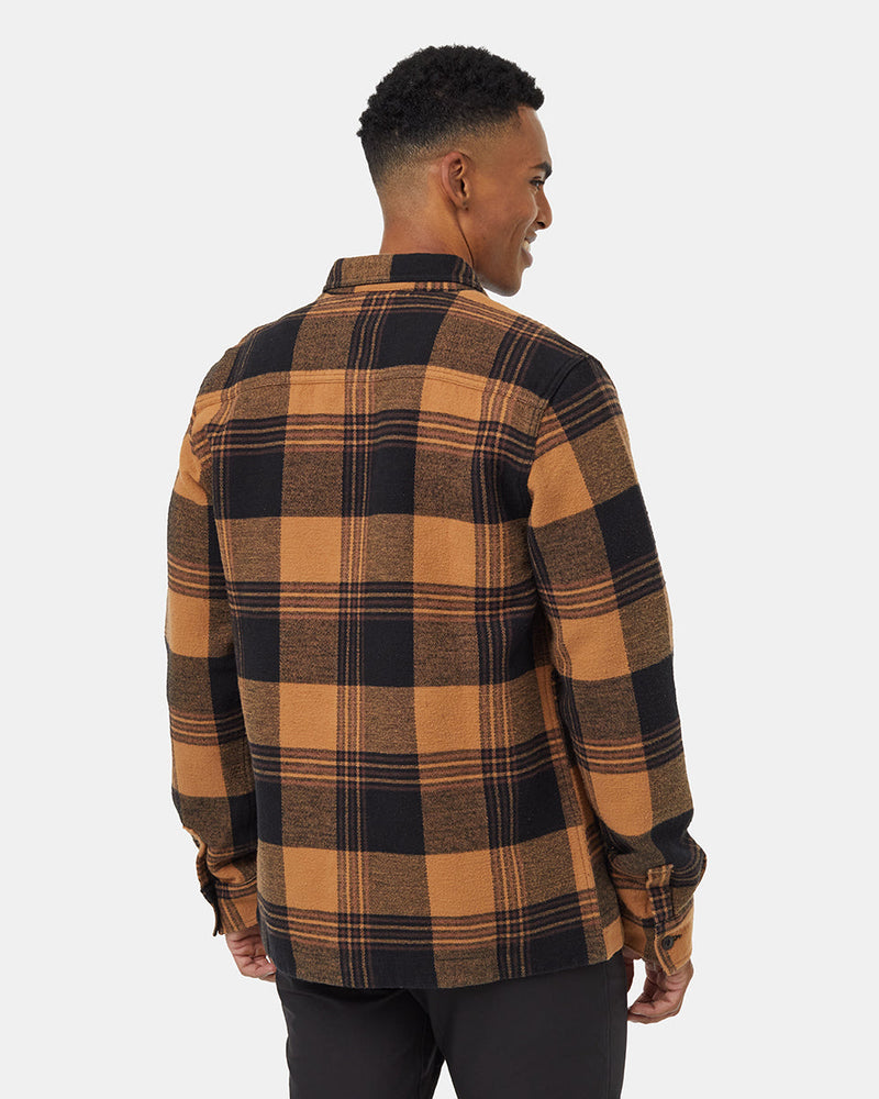 Brown-Long-Sleeve-Button-Up