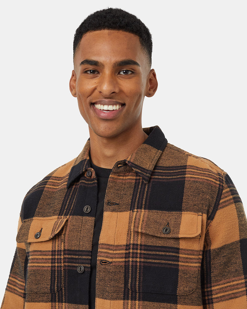 Brown-Long-Sleeve-Button-Up