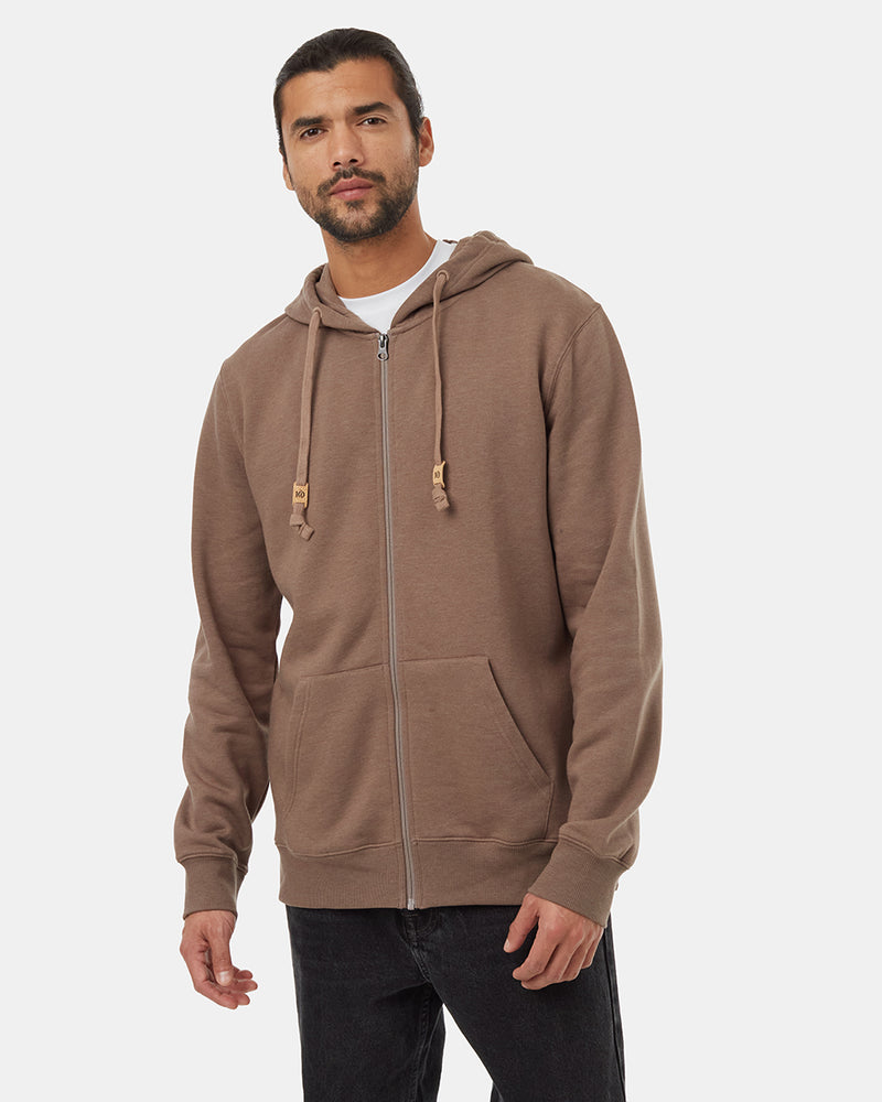 Brown-Men_s-Cotton-Zip-Up-Hoodie