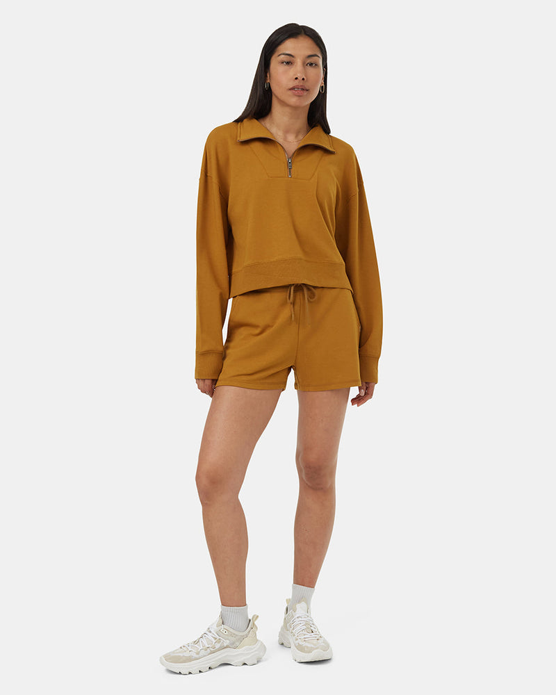 Brown-Mock-Collar-14-Zip-Up-Fleece