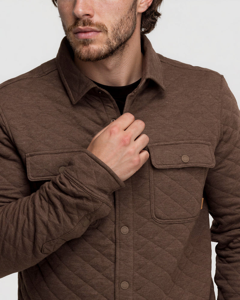 Brown-Quilt-Knit-Regular-Fit-Set-in-Shirt