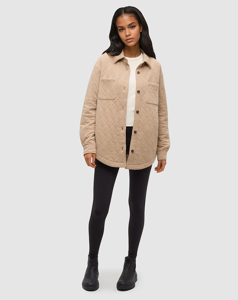 Brown-Quilted-Shacket