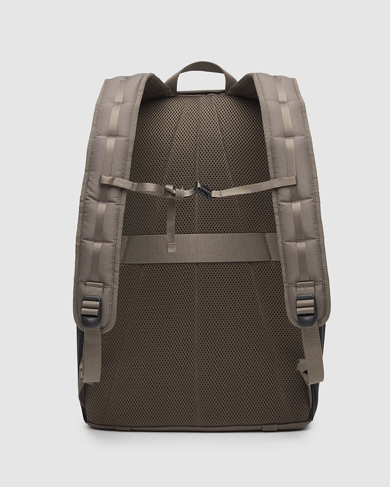 Brown-Recycled-Polyester-Daily-Backpack