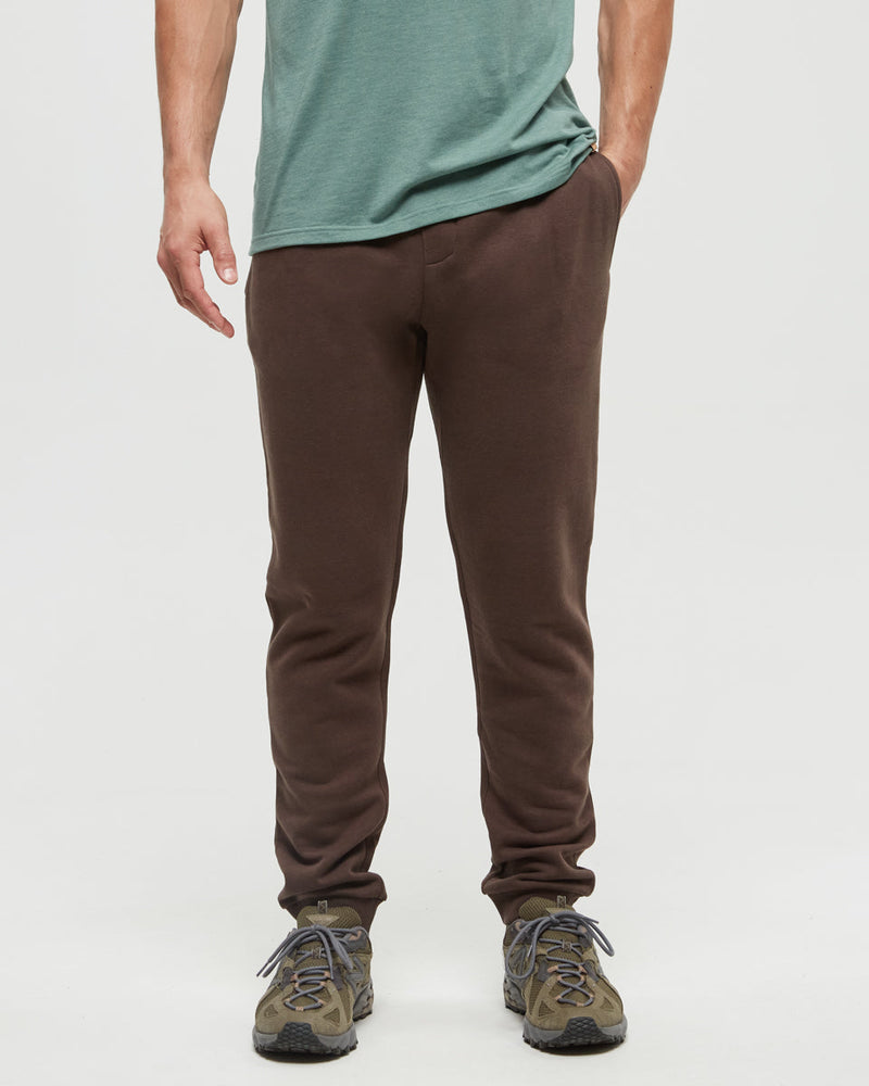 Brown-Regular-Fit-Tapered-Leg-Jogger