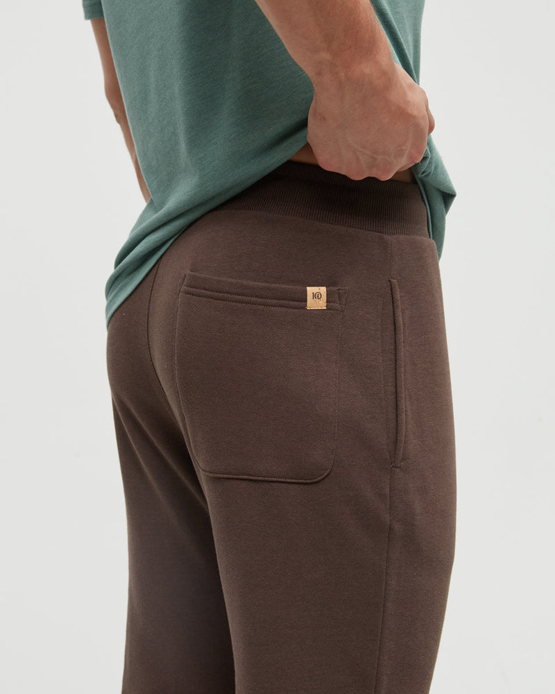 Brown-Regular-Fit-Tapered-Leg-Jogger