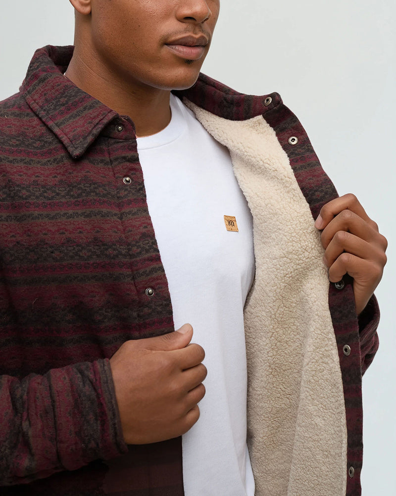 Brown-Relax-Bonded-Sherpa-Fleece-Zip-Jacket