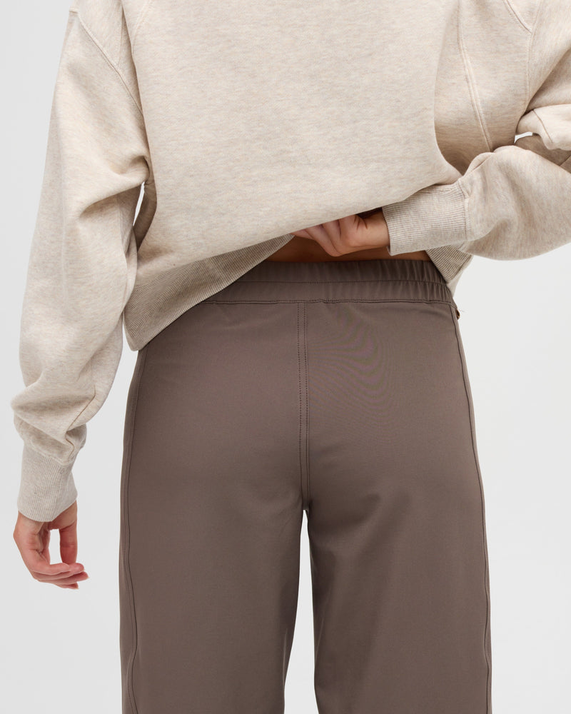 Brown-Women_s-Cropped-Mid-rise-Pant