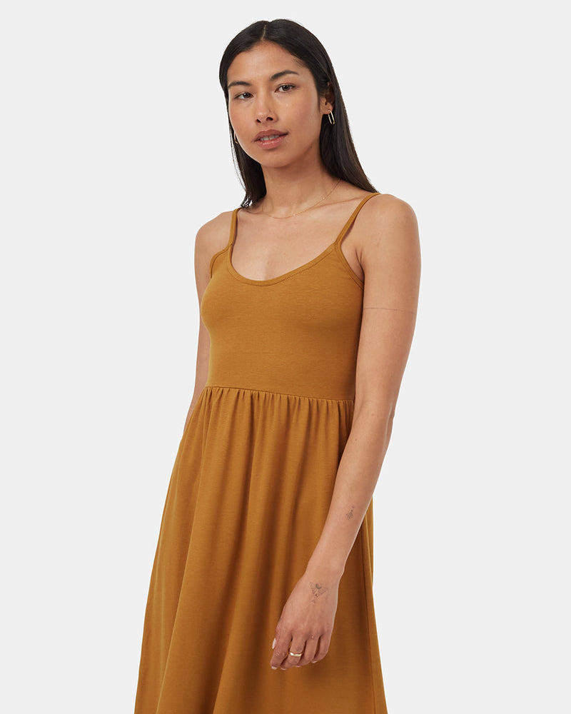 Brown-Womens-Eco-Friendly-Tank-Dress