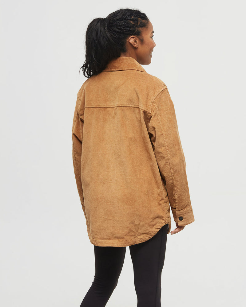 Camel-Corduroy-Oversized-Fit-Shirt-Jacket