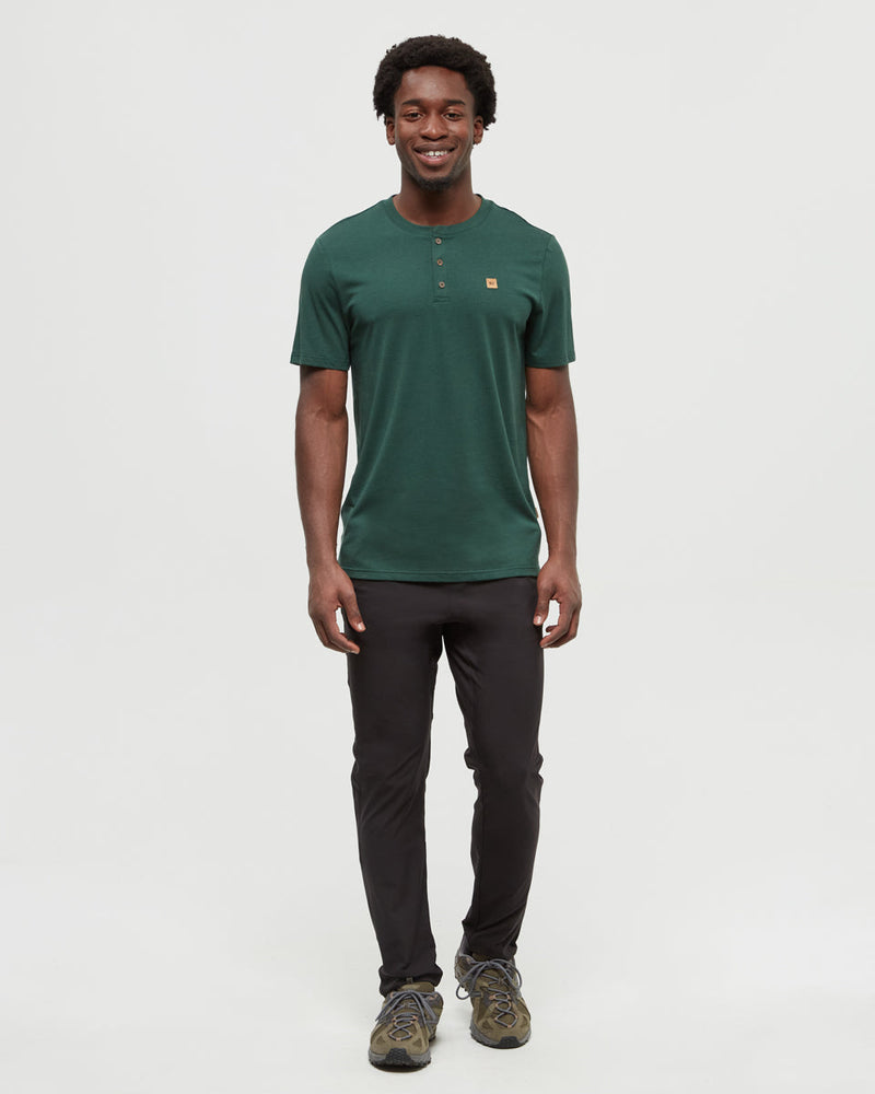 Green-Basic-Shortsleeve-Button-T-Shirt