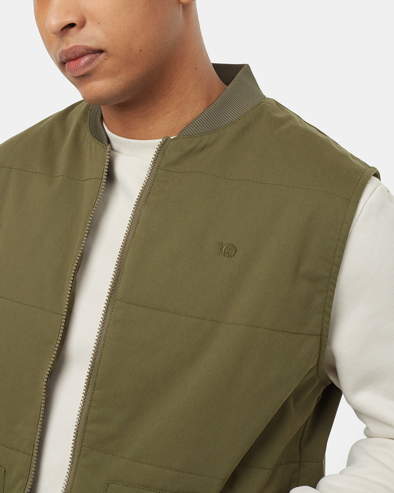 Green-Insulated-Water-Repellent-Vest