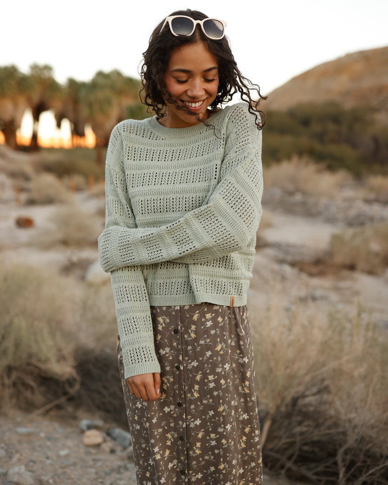 Green-Organic-Cotton-Relaxed-Woven-Sweater