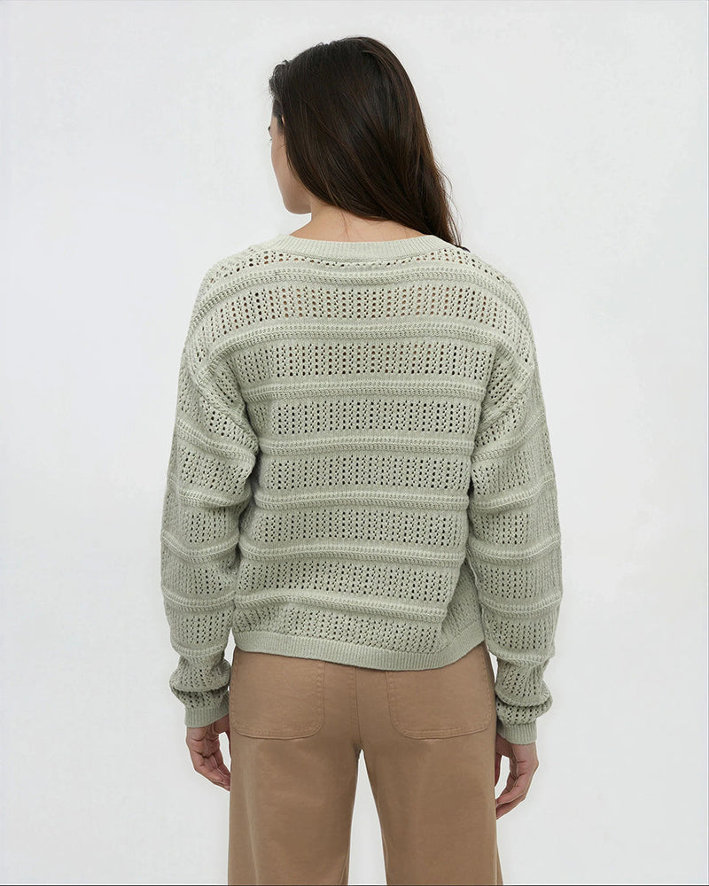 Green-Organic-Cotton-Relaxed-Woven-Sweater