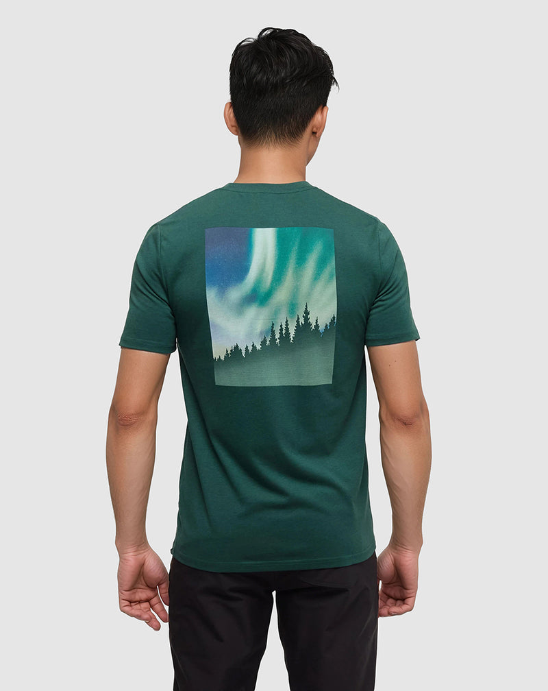 Green-Printed-Graphic-TreeBlend-T-Shirt