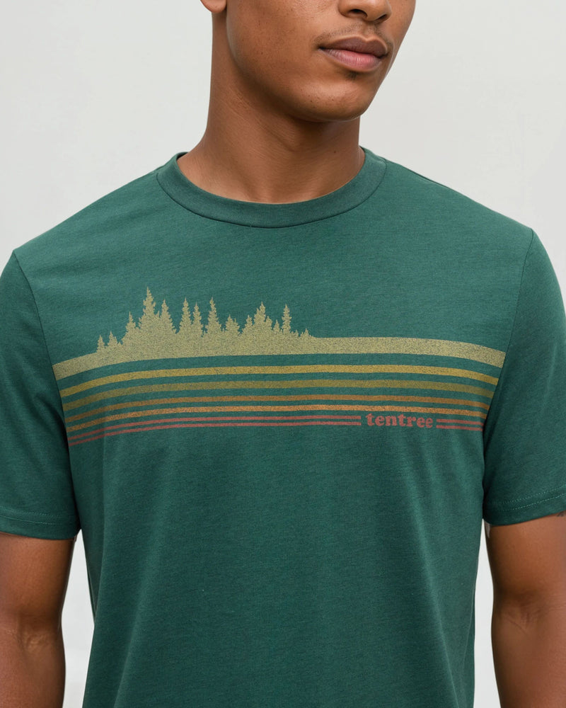 Green-Printed-Graphic-TreeBlend-T-Shirt