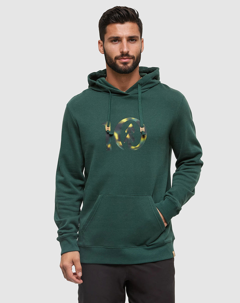 Green-Printed-Graphic-TreeFleece-Hoodie