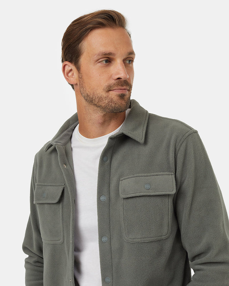 Green-Recycled-Polyester-Longsleeve-Shirt-Jacket