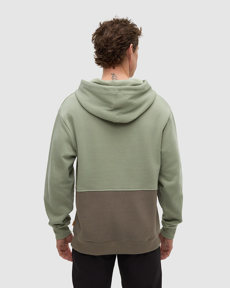 Green-TreeFleece-Relax-Fit-Color-Block-Hoodie