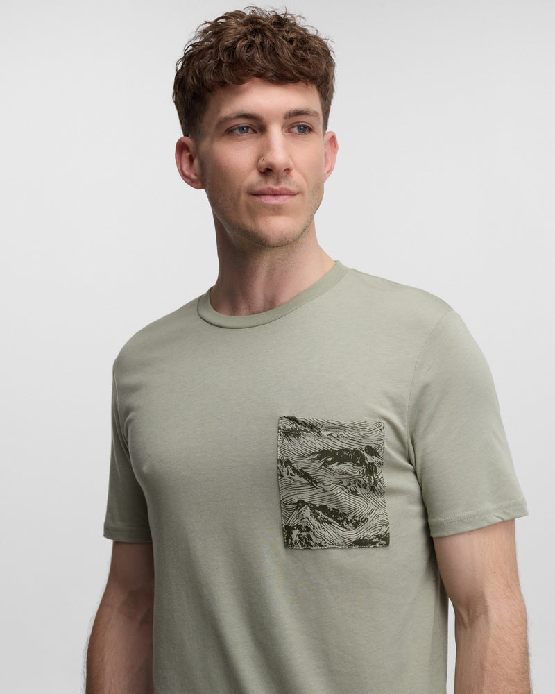 Green-Treeblend-Crew-Neck-Pocket-T-Shirt