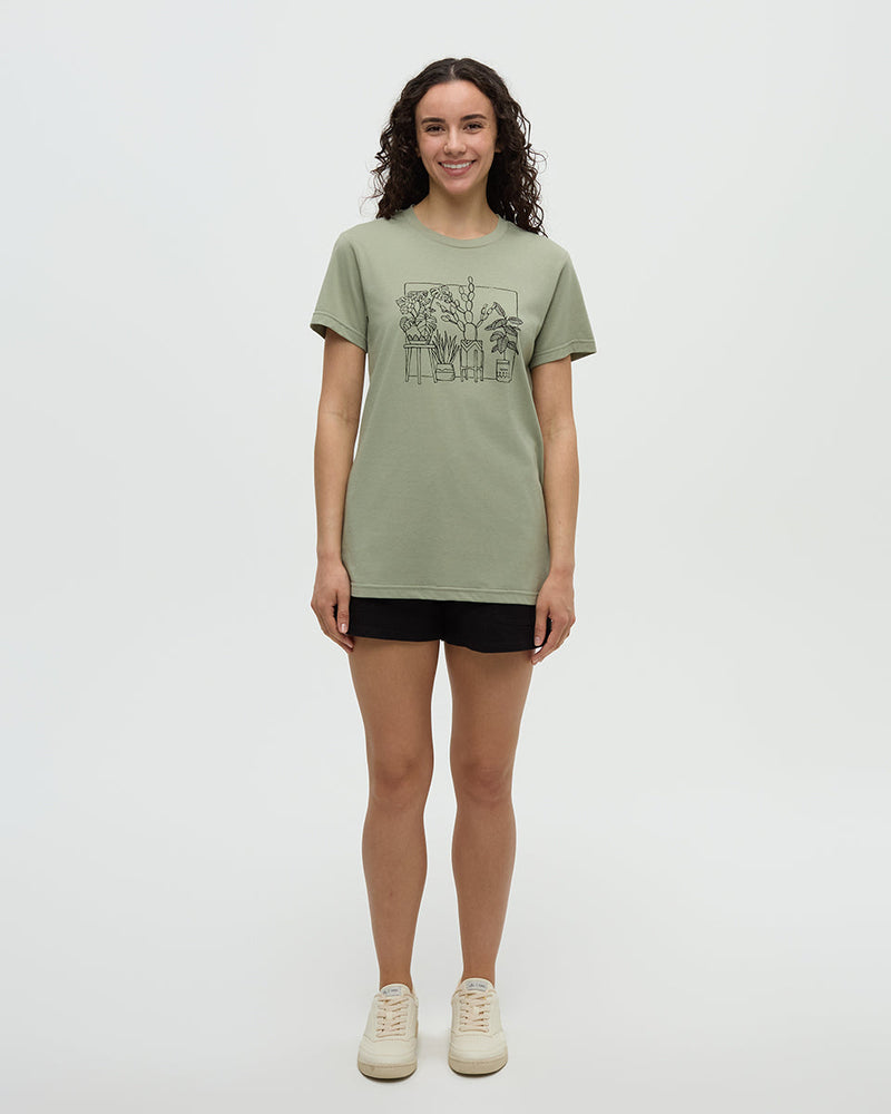 Green-Treeblend-Regular-Graphic-T-Shirt