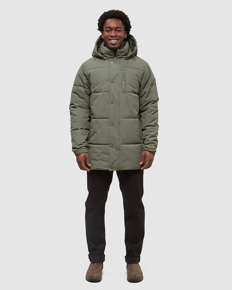 Green-Water-Repellent-Hooded-Puffer-Parka